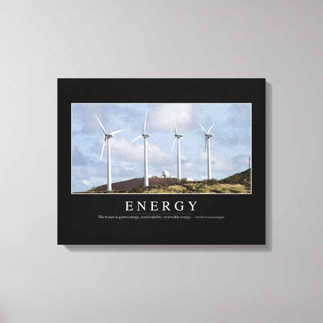 Lienzo Energía: Cita Inspiradora (Anverso)