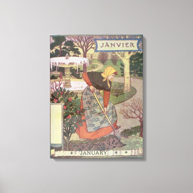 Lienzo Enero (Anverso)