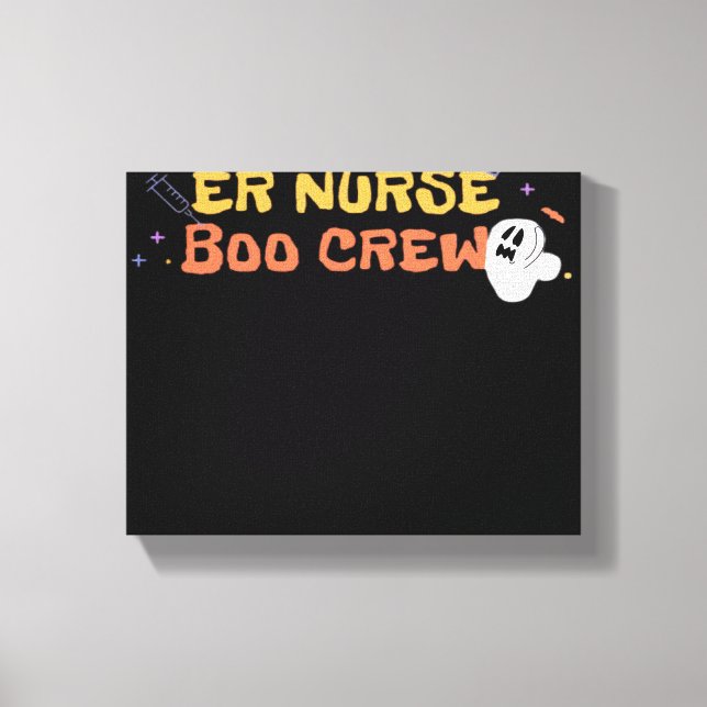 Lienzo Enfermera de urgencias de la sala de emergencias d (Anverso)