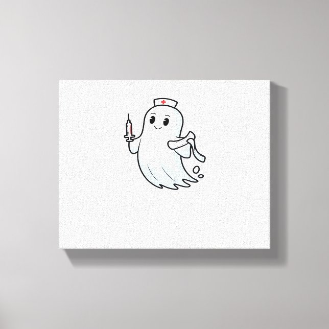 Lienzo enfermera fantasma Classic T-Shirt_1 (Anverso)