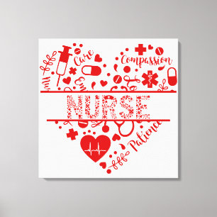 Lienzo Enfermeras inscritas en la escuela de enfermería p