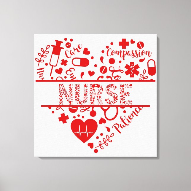 Lienzo Enfermeras inscritas en la escuela de enfermería p (Anverso)