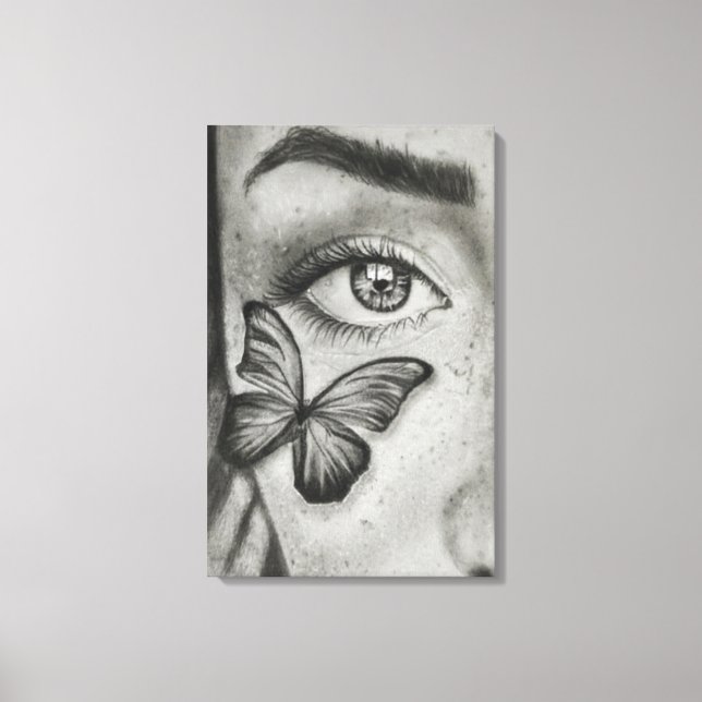 Lienzo Enfoque Papillon (Anverso)