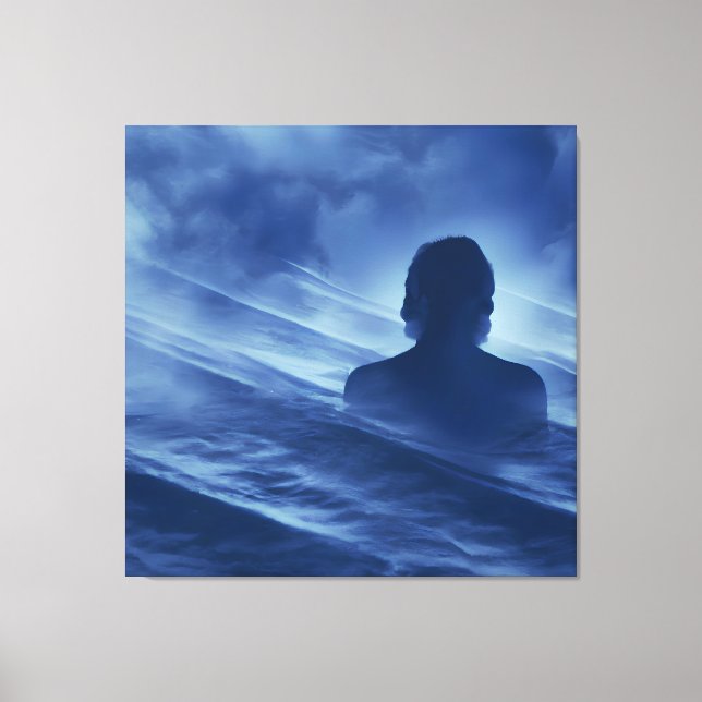 Lienzo Enfrentarlo solo (Anverso)