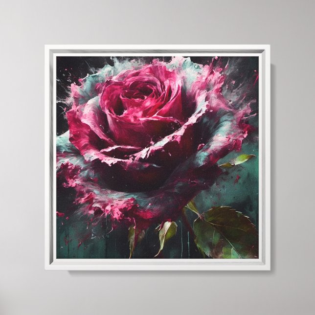 Lienzo Enigmatic Baccara Rosa (Anverso)
