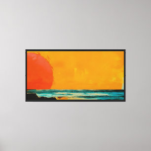 Lienzo enmarcado Sun Strip Set