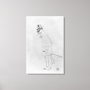 Lienzo Enrique de Toulouse-Lautrec el   un médico de cas