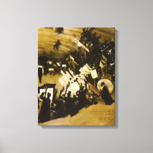 Lienzo Ensayo de la Orquesta Pasdeloup por JS Sargent