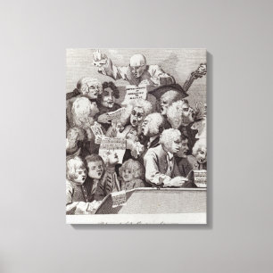 Lienzo Ensayo del oratorio de Judith, 1734