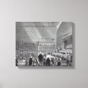 Lienzo Ensayo derecho de Daniel O'Connell en 1844