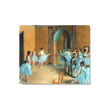 Ensayo en el vestíbulo de la Ópera La Rue