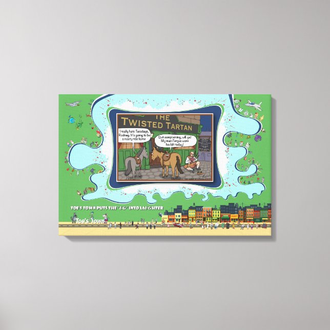 Lienzo Ensillar | Graduación 24x16 (Anverso)