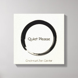 Lienzo Enso Circle, tranquilo, por favor