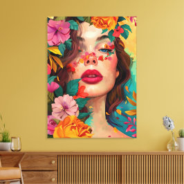 Lienzo Ensueño Floral
