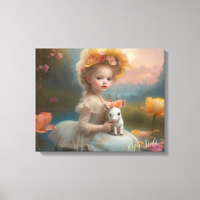 Lienzo Entender los regalos delicados en esta vida (Anverso)