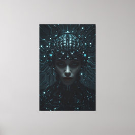 Lienzo Entidad neuronal cibernética