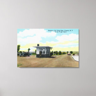 Lienzo Entrada a la Vista Base de la Fuerza Aérea Sampson