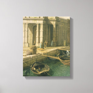 Lienzo Entrada al Gran Canal: Mirando hacia el Oeste, c.1