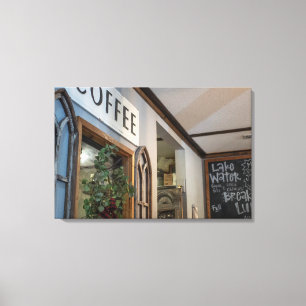 Lienzo Entrada de Café Cozy Corner