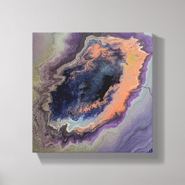 Lienzo Entrada de caída (Anverso)