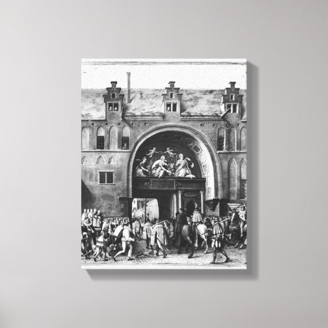 Lienzo Entrada de Hércules Francois (Anverso)