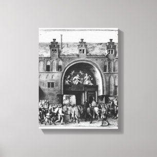 Lienzo Entrada de Hércules Francois