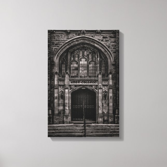 Lienzo Entrada de Knox College No 1 (Anverso)