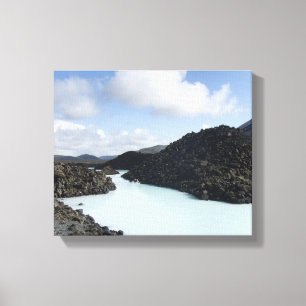 Lienzo Entrada de la Laguna Azul - Islandia