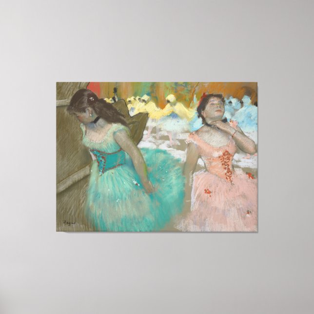 Lienzo Entrance of the Masked Dancers Degas (Anverso)