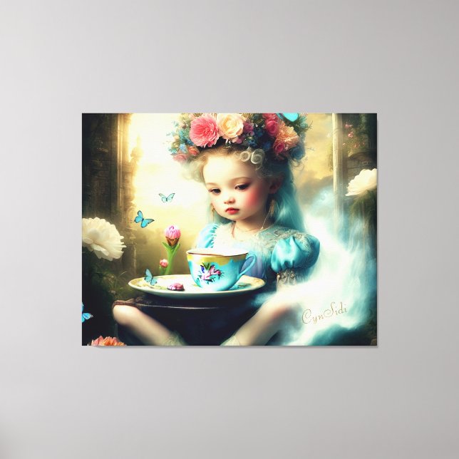 Lienzo Entrar en mi mundo (Anverso)