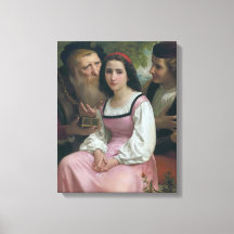 Entre la riqueza y el amor (por Bouguereau)