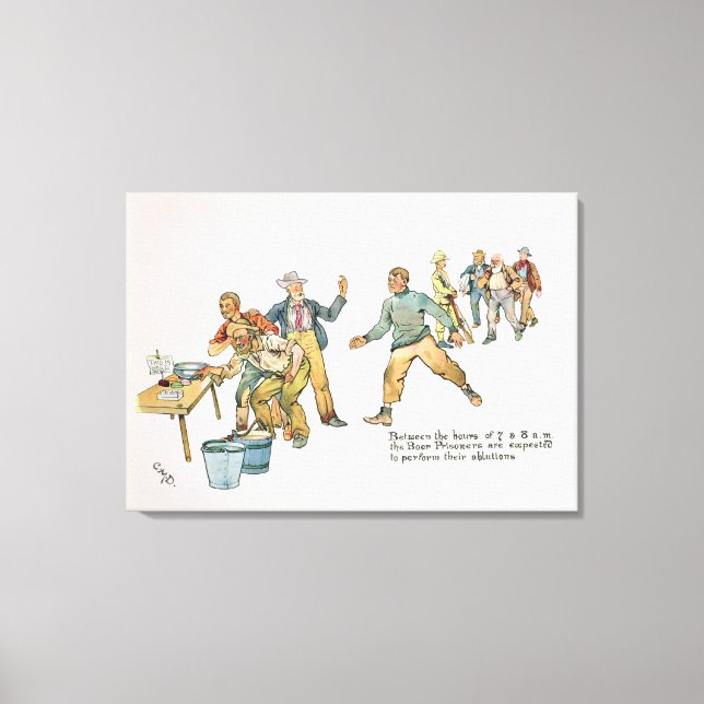 Lienzo Entre las 07:00 y las 8:00 horas (Anverso)