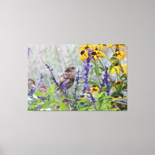 Lienzo Entre Las Flores (Anverso)