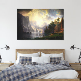Lienzo Entre Sierra Nevada por Albert Bierstadt