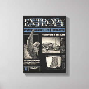 Lienzo Entropía - Diseño brutal