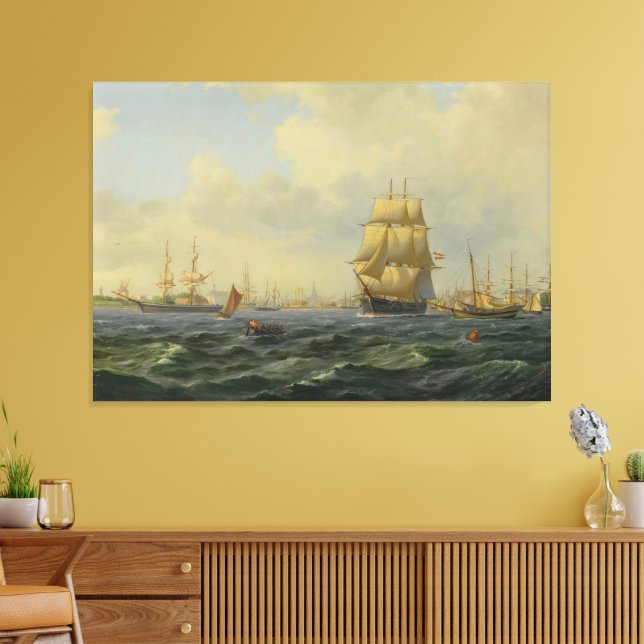 Lienzo Envío en Copenhague (Insitu (Sala de estar))