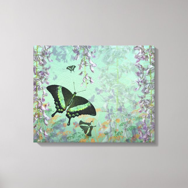 Lienzo envoltorio de verano de swallowtail (Anverso)