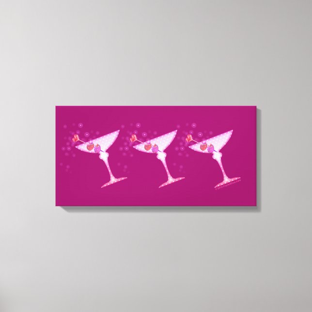 Lienzo envolvente de MARTINIS ROSAS de la Galería (Anverso)