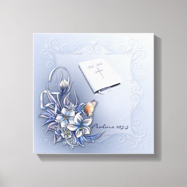 Lienzo envuelto (brillante) de Jesus Word Premium (Anverso)