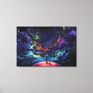 Lienzo envuelto (brillante) Fantasy Art Premium