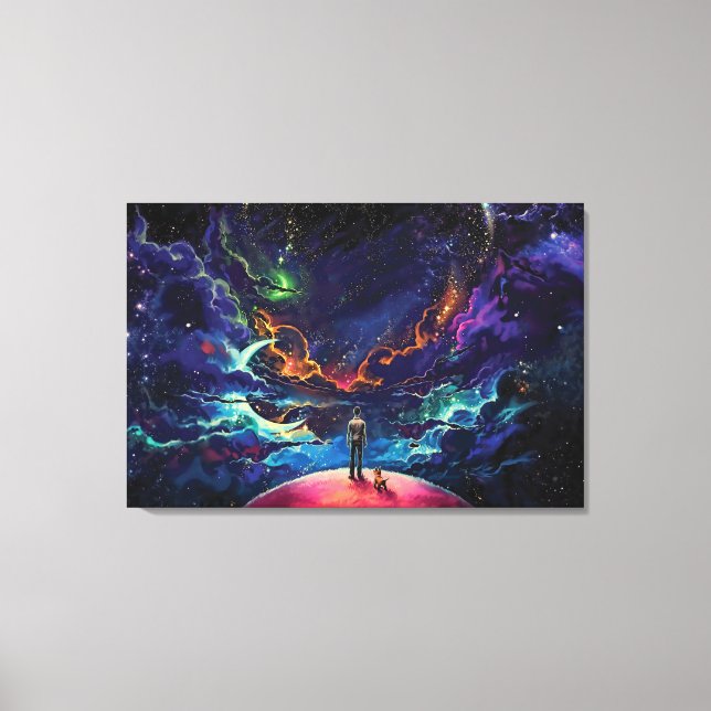 Lienzo envuelto (brillante) Fantasy Art Premium (Anverso)