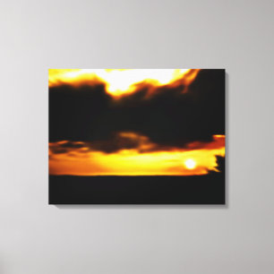 Lienzo envuelto con oscilación de sol