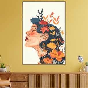 Lienzo envuelto de arte digital de 40" x 60"