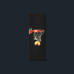 Lienzo envuelto de baloncesto vertical<br><div class="desc">Me Encanta Este Juego. Deportes populares - Imagen de la pelota de baloncesto al estilo Pop Art.</div>