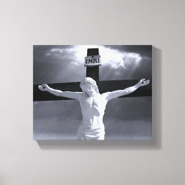 Lienzo envuelto de crucifixión (Anverso)