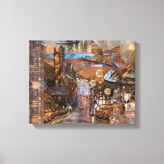 Lienzo envuelto de enrollado de aguijón de Eagle (Anverso)