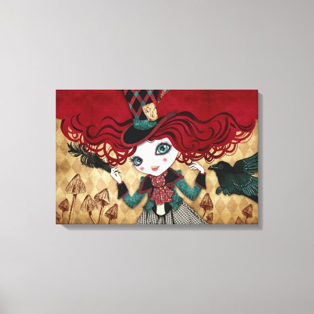 Lienzo envuelto de Mad Riddle (Anverso)