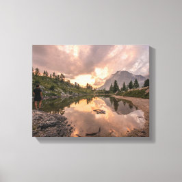 Lienzo envuelto de Mountain Pond