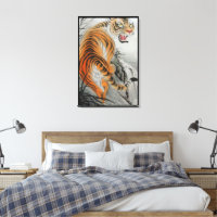 Lienzo envuelto de tigre de Bengala