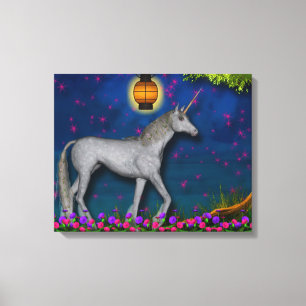 Lienzo envuelto de unicornio
